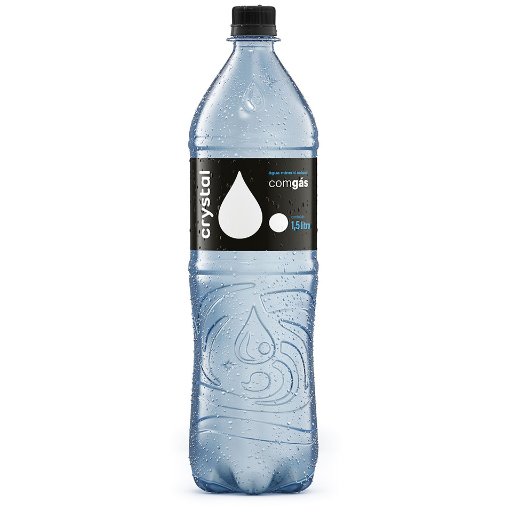 ÁGUA CRYSTAL C/ GÁS 1,5L 