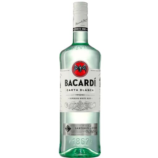 RUM BACARDI CARTA BLANCA 980ML