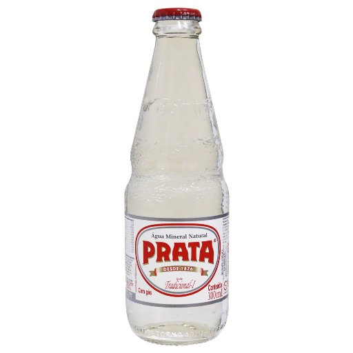 ÁGUA PRATA C/GÁS VIDRO 200ML