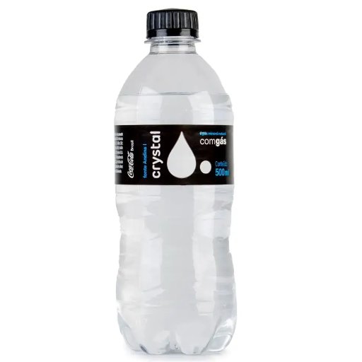ÁGUA CRYSTAL C/ GÁS 500ML