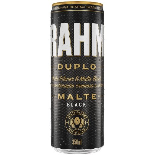 BRAHMA DUPLO MALTE BLACK LATA 350ML